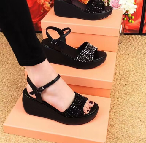 Afterglow Sequin Strap Sandals, product view 2