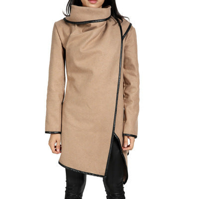 High Command Asymmetric Collar Coat, product view 2