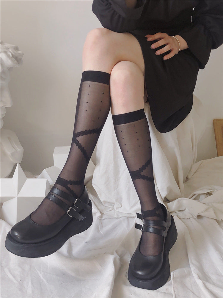 Ribbon Reliquary Bow-Cross Stockings, product view 4