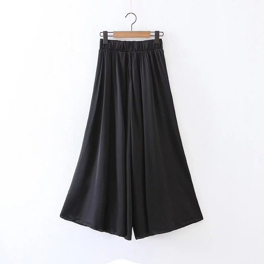 Veilflow Chiffon Wide-Leg Trousers product view