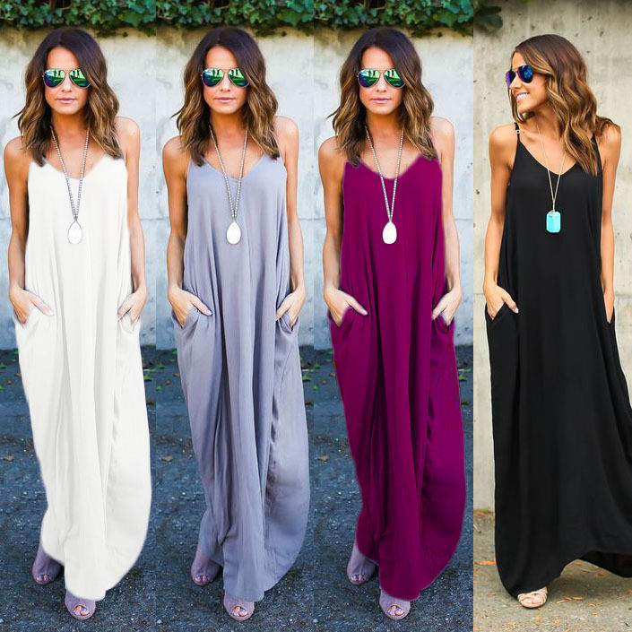 Wayline Pocket Strap Dress product view