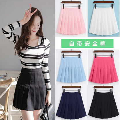 Raven Pleated Mini Skirt styling view 6