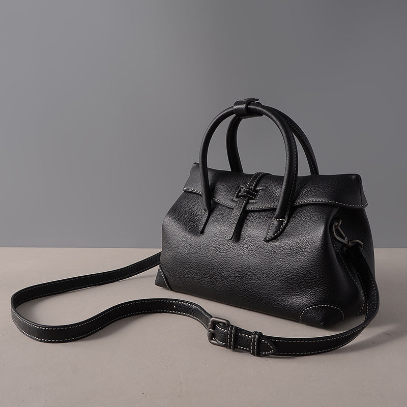 Ledger Structured Shoulder Bag styling view