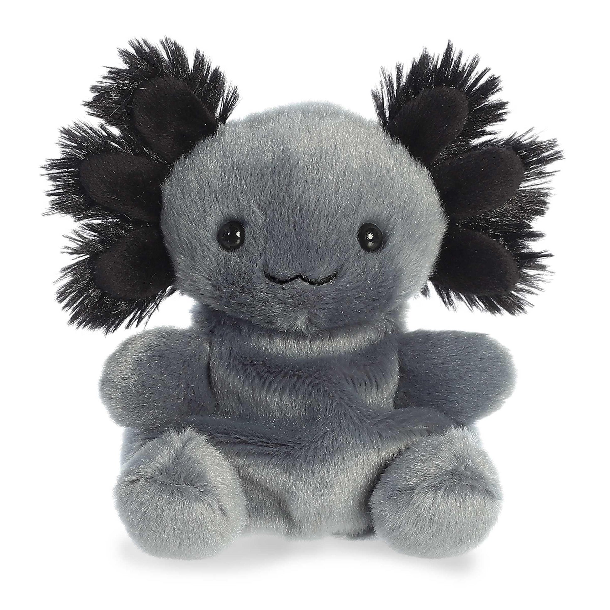 Aurora Palm Pals Onyx Axolotl pocket plush
