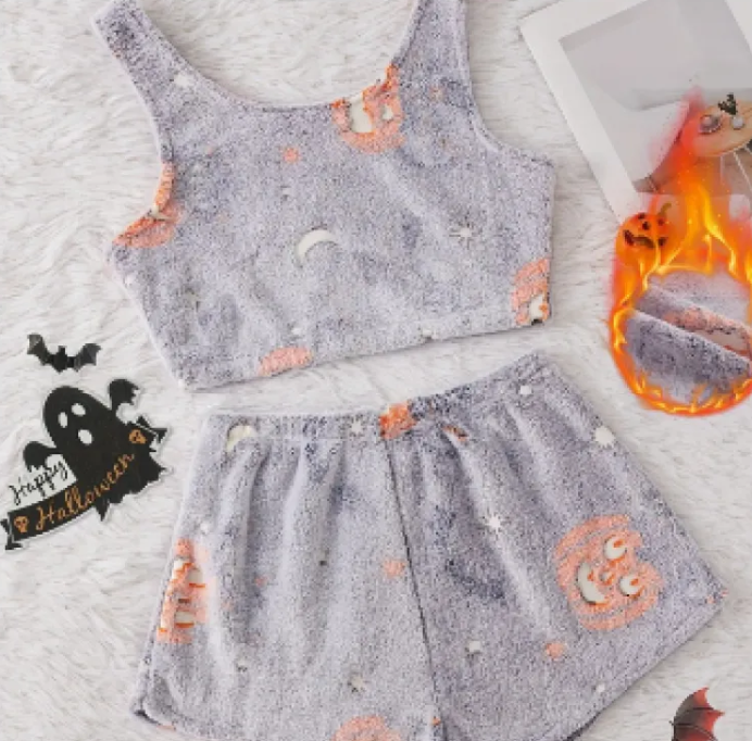 Afterglow luminous two-piece lounge set in grey, product view