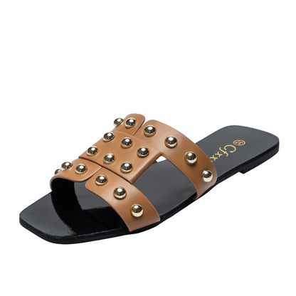 Dominion Rivet Flat Sandals detail view 5