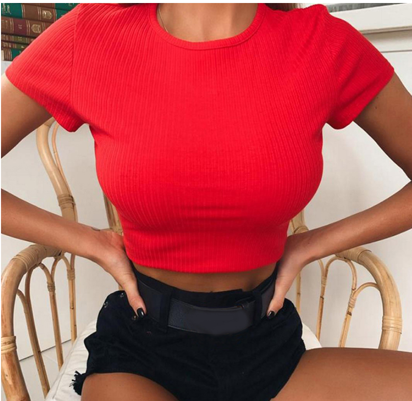 Fitted Crop Tee