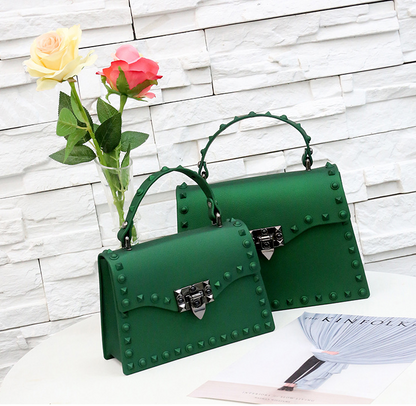 Iron Bloom Studded Mini Bag styling view