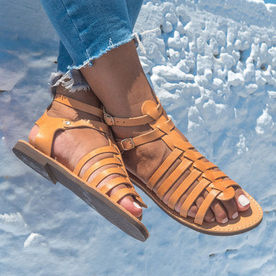 Obsidian Hollow-Strap Sandals alternate view 8