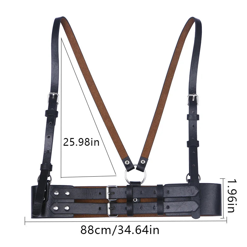 Nocturne Line Harness Belt front view