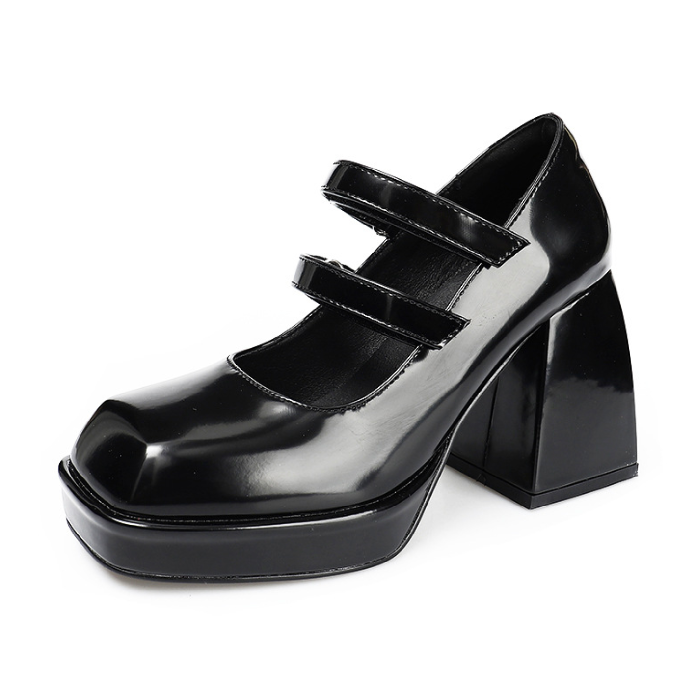Rue Noire Platform Mary Janes