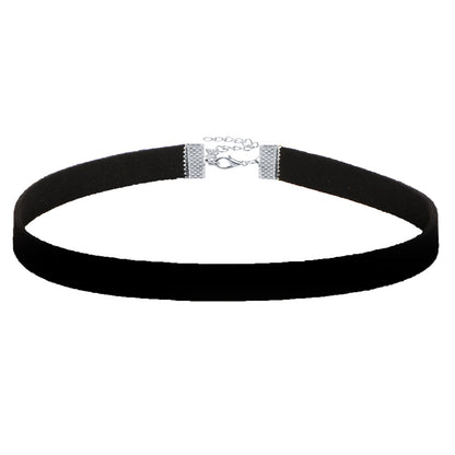 Black Veil Lace Choker Set, design three