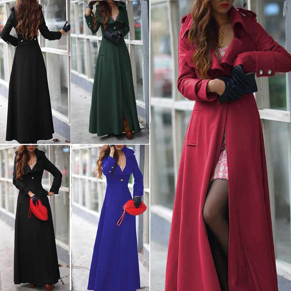 Cold Case Longline Cashmere Coat, product view 1