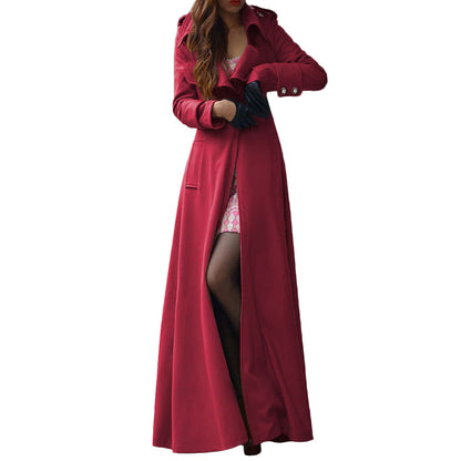 Cold Case Longline Cashmere Coat, product view 9