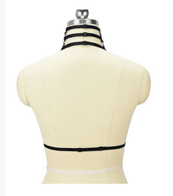 Graveline High-Neck Sheer Corset Top, product view 4