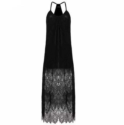 Laceveil V-Neck Maxi Dress, product view 4