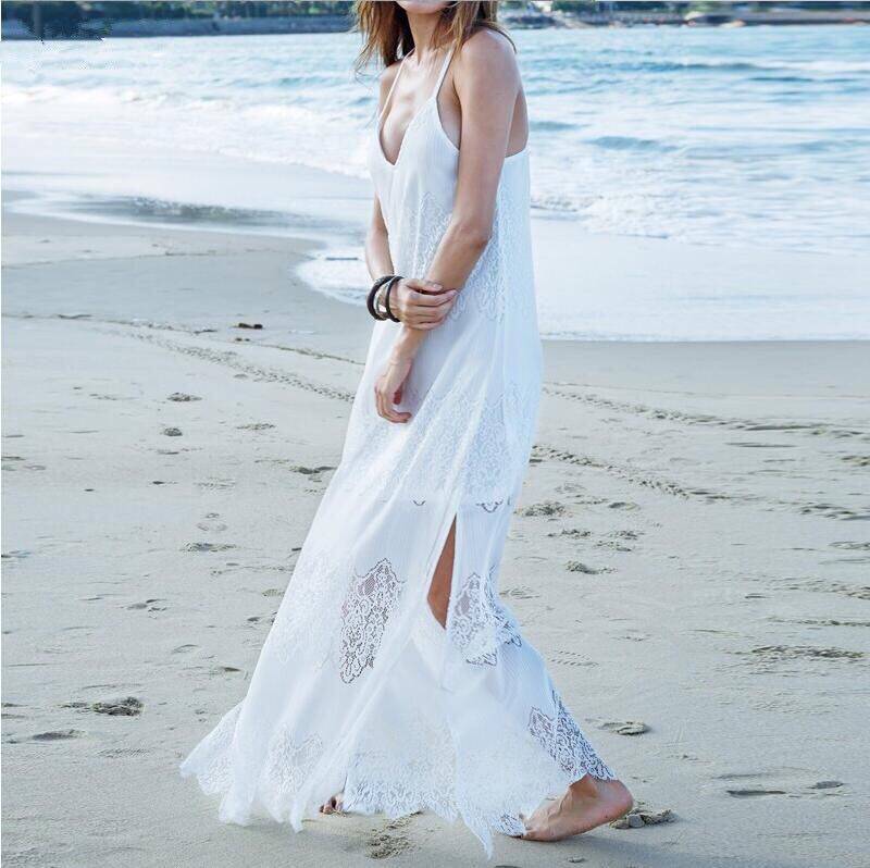 Laceveil V-Neck Maxi Dress, product view 6