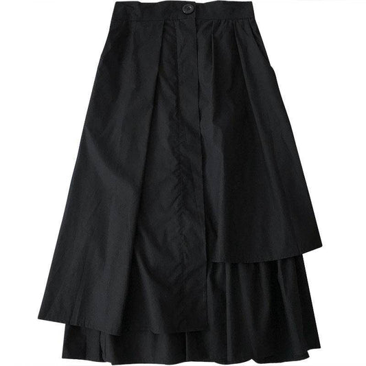 Ledger High-Waist A-Line Midi Skirt, product view 1
