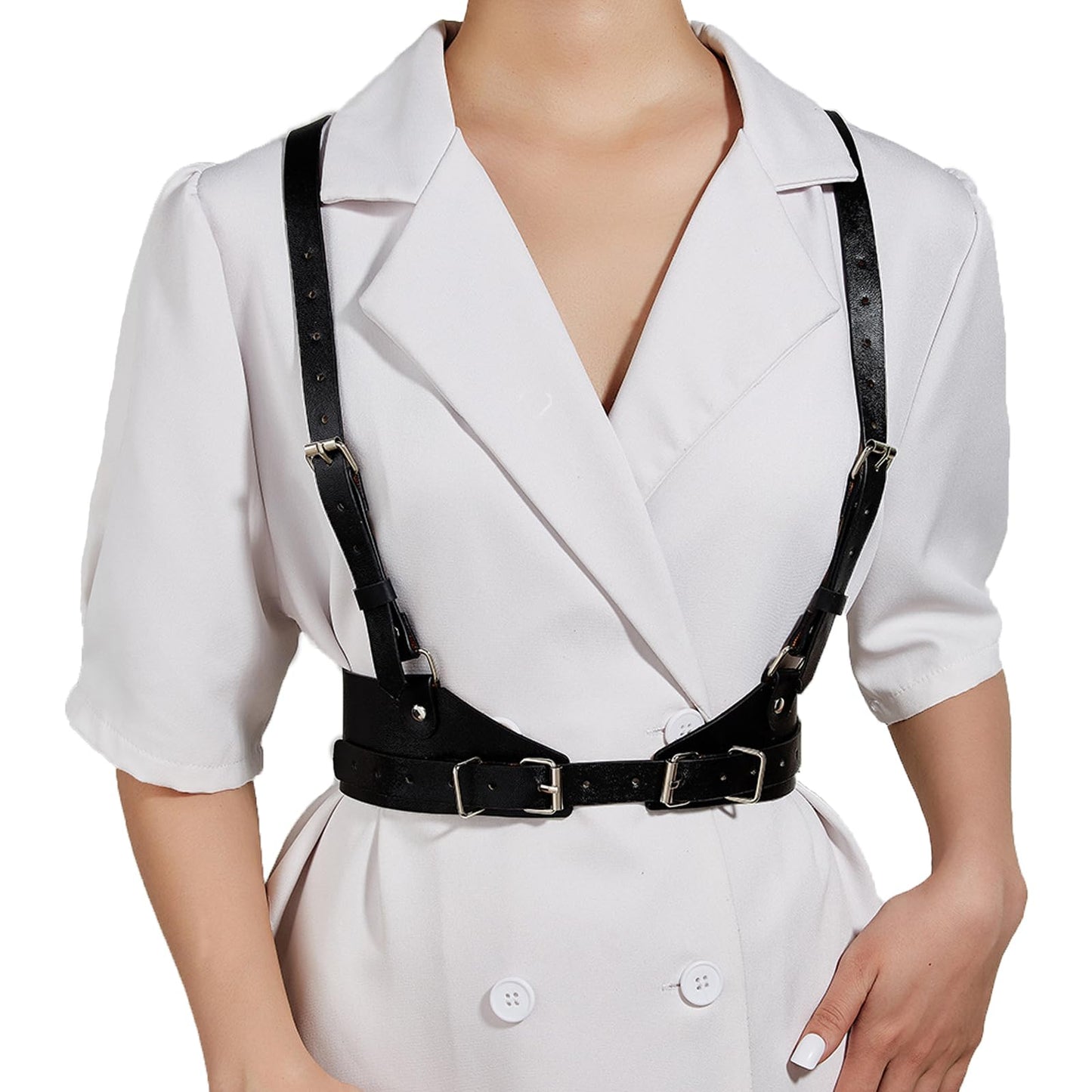 Lockrift Wide PU Harness Belt, product view 1