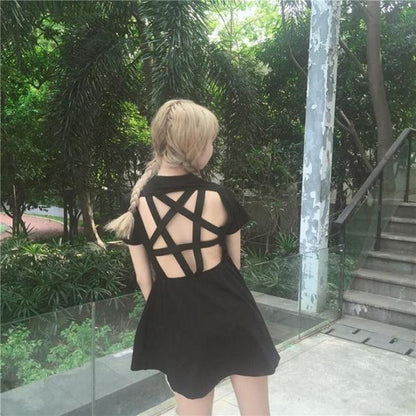 Nightfall Open-Back Maxi Dress, product view 1
