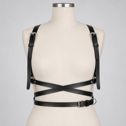 Nightframe Harness Belt in black, front product view