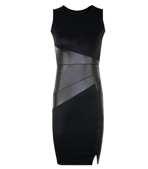 Noirblock Sleeveless Pencil Dress, product view 1