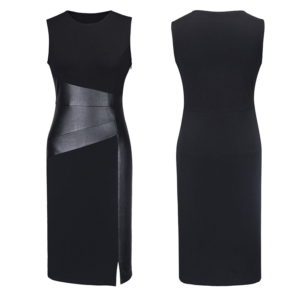 Noirblock Sleeveless Pencil Dress, product view 2