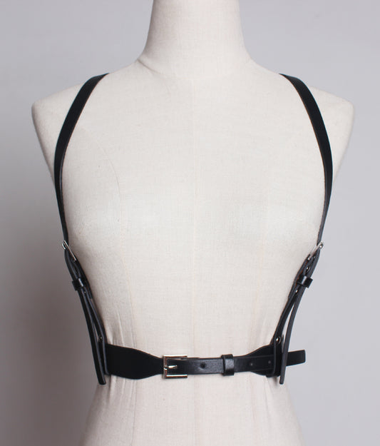 Obsidian Line Harness Belt in black, product view