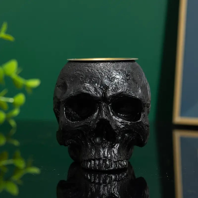Ossuary Skull Candle Holder, product view 1