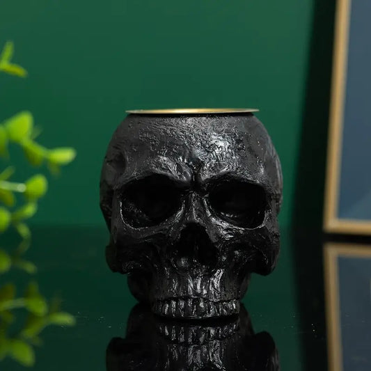 Ossuary Skull Candle Holder, product view 1
