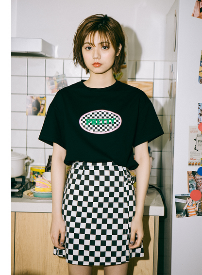 Redrift Plaid A-Line Midi Skirt, product view 1