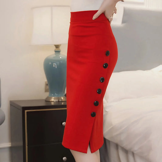 Vesper Pinup Pencil Skirt side view