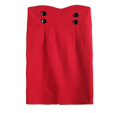 Sovereign High-Waist Pencil Skirt