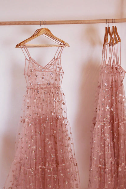 Stargloom Sequin Tulle Dress, product view 1