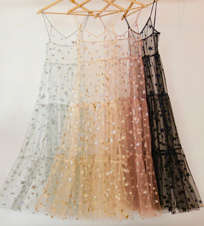Stargloom Sequin Tulle Dress, product view 2