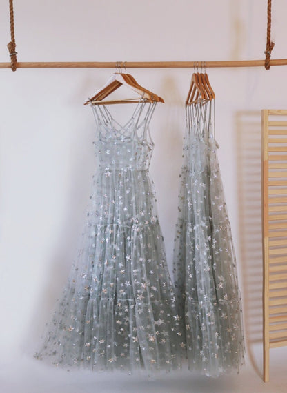 Stargloom Sequin Tulle Dress, product view 4