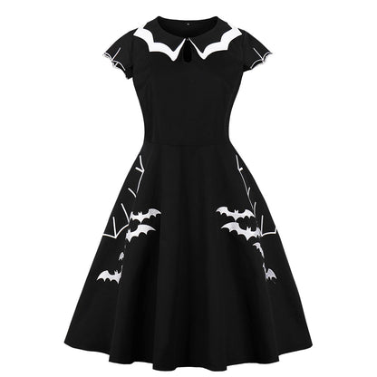 After Midnight Bat-Embroidered Dress, product view 4