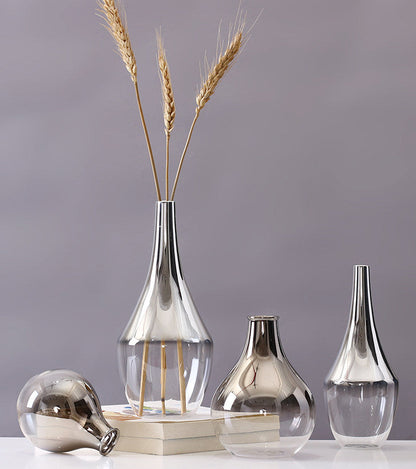 Argent Silver Glass Vase, product view 2