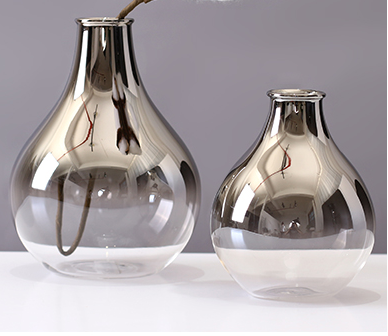 Argent Silver Glass Vase, product view 8