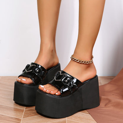 Undertow Platform Slide Sandals