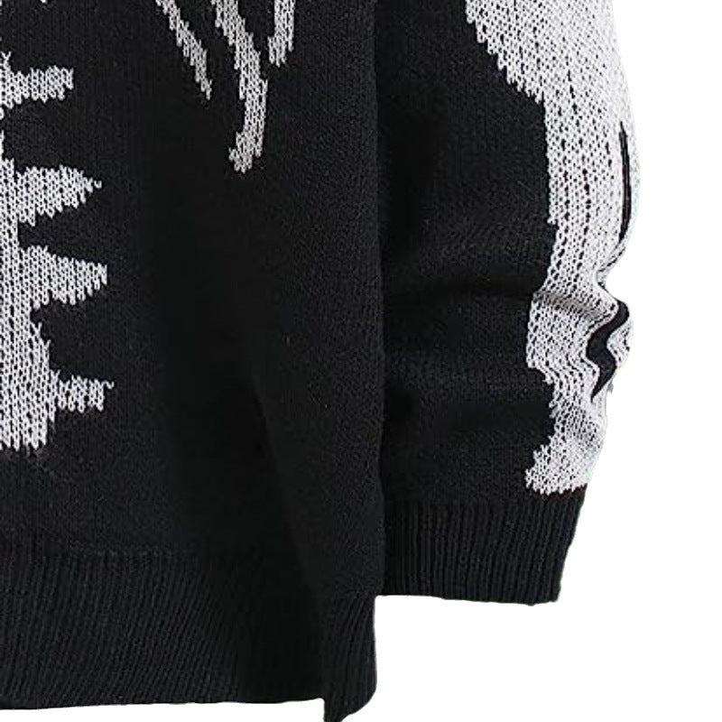 Boneframe skeleton jacquard cardigan, additional product view