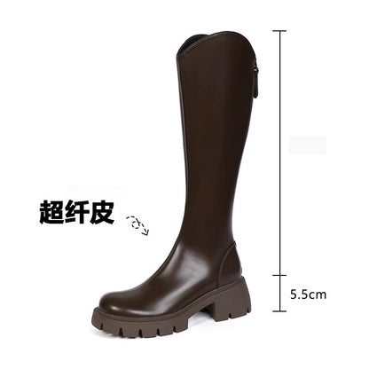 Black Cavalry Knee-High Rider Boots, product view 8