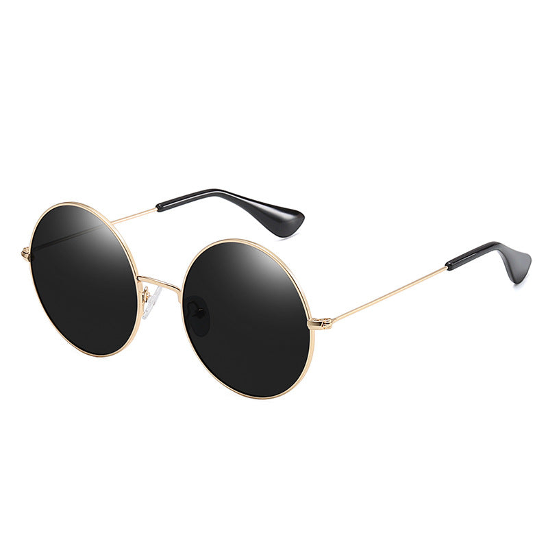 Black Orbit Round Polarized Sunglasses, product view 2