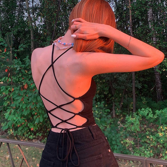 Crosswire Backless Camisole Top product view 1