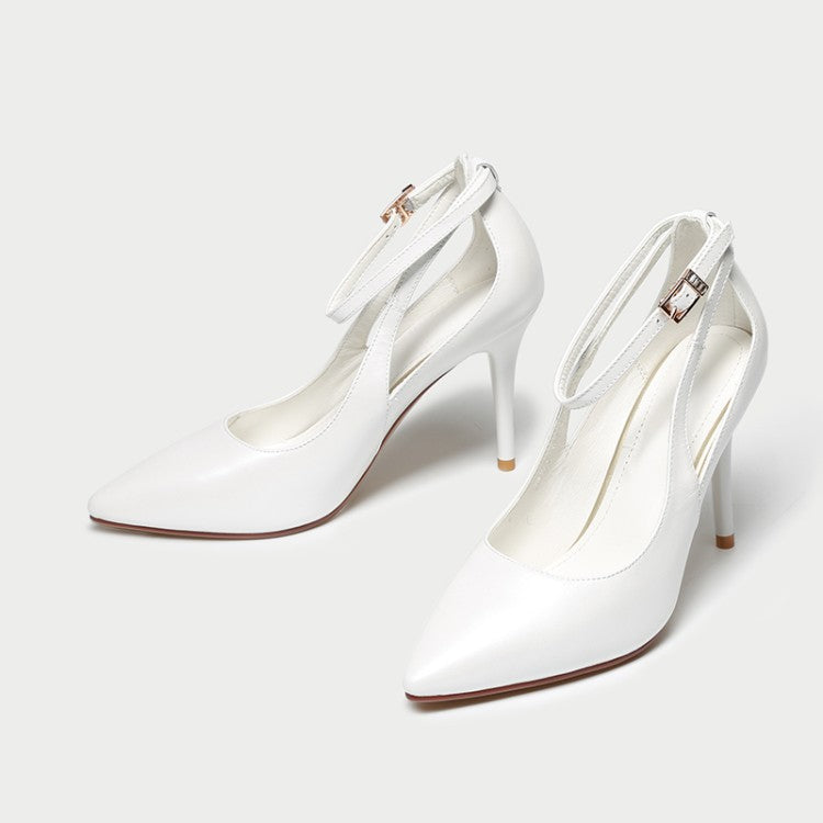 Cut & Run Leather Stiletto Heels, product view 8