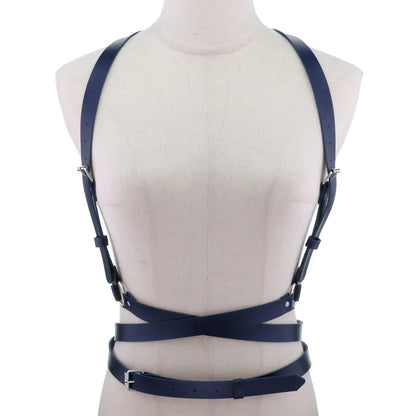 Nocturne Garter Harness white colour view