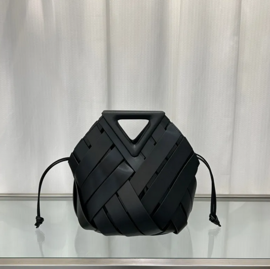 Trigon Buckle Crossbody Bag front view