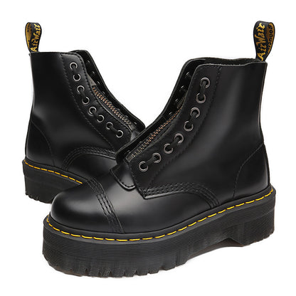 Gravemarch Leather Platform Boots
