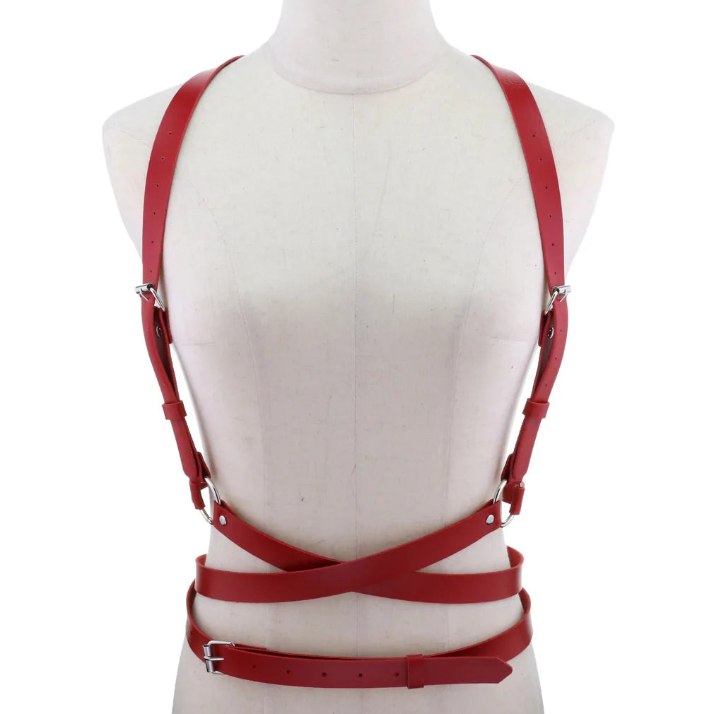 Nocturne Garter Harness black colour view