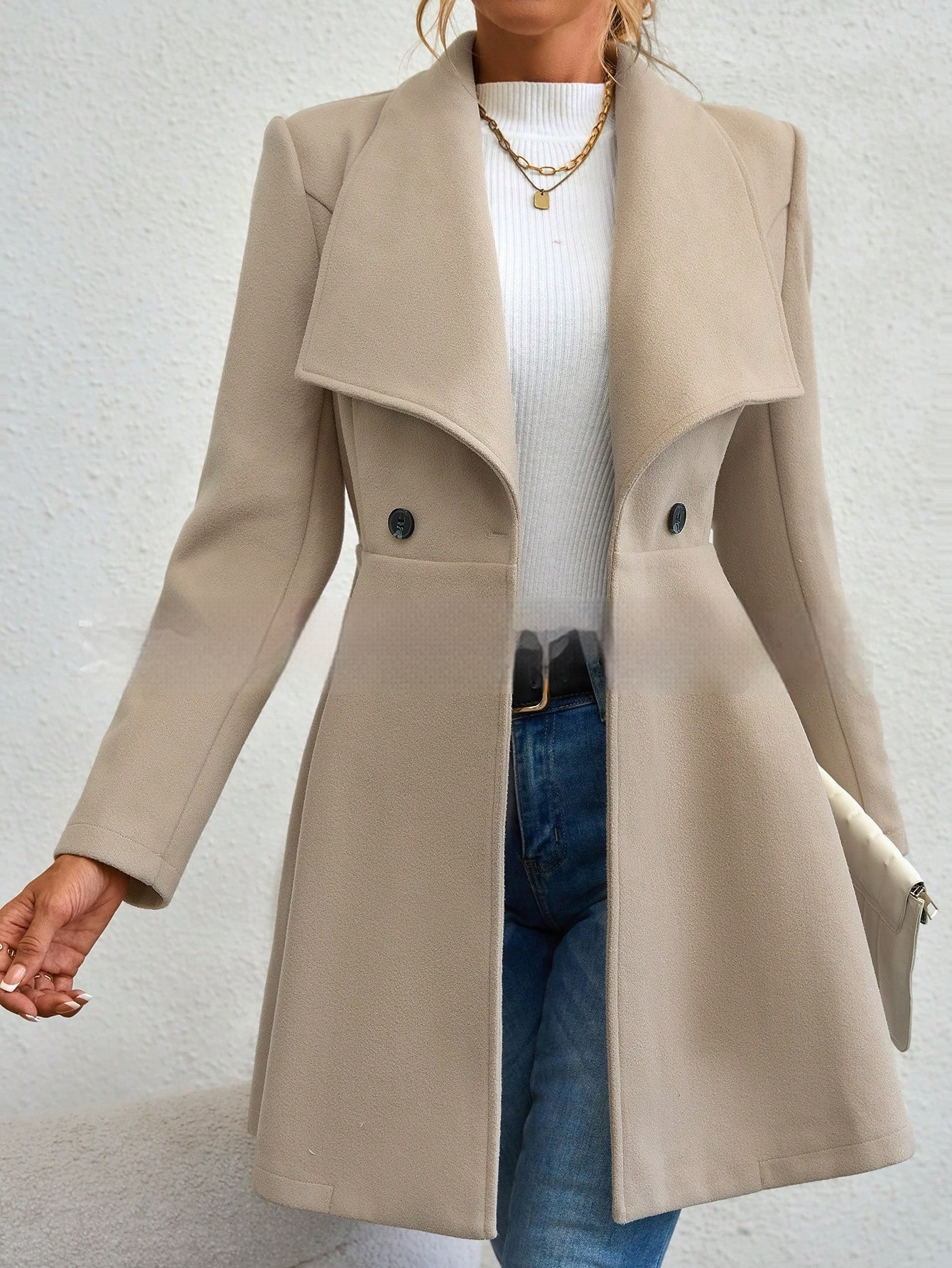 Executive Shadow Slim-Fit Coat, product view 20